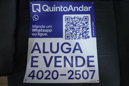 Apartamento à venda com 39m², 2 quartos e 1 vagaPlaca instalada na janela do imóvel - Código da placa: LDNB-687
