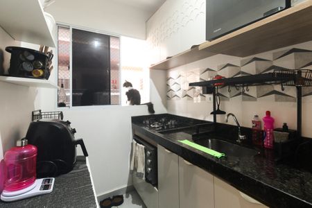 Studio à venda com 34m², 1 quarto e sem vagaCozinha 