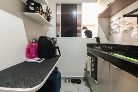 Studio à venda com 34m², 1 quarto e sem vagaCozinha 