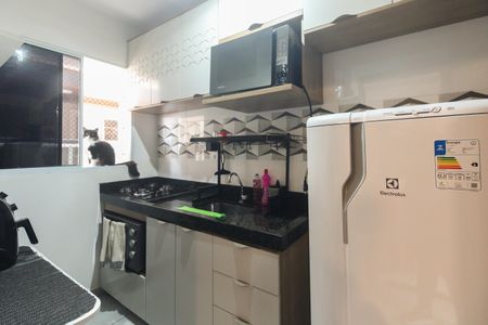 Studio à venda com 34m², 1 quarto e sem vagaCozinha 