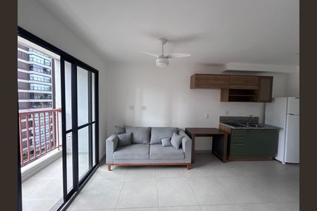 Sala - quarto  de kitnet/studio para alugar com 1 quarto, 25m² em Jardim das Acacias, São Paulo
