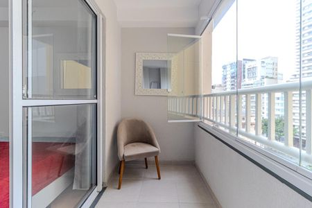 Varanda de kitnet/studio para alugar com 1 quarto, 22m² em Campos Elíseos, São Paulo