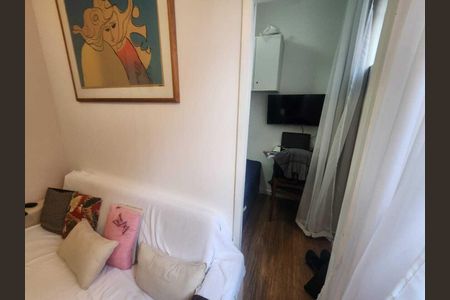 Sala de apartamento à venda com 1 quarto, 46m² em Leblon, Rio de Janeiro
