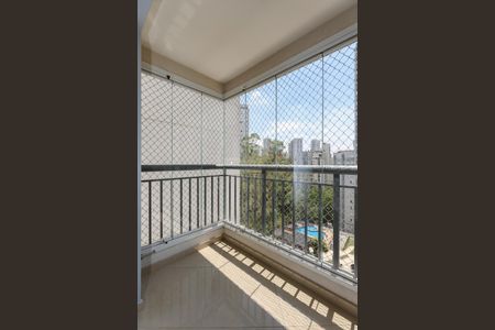 Varanda da Sala de apartamento à venda com 2 quartos, 51m² em Vila Andrade, São Paulo