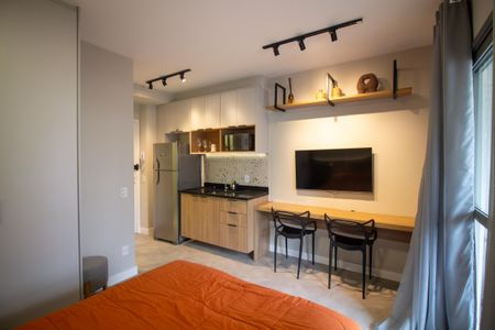 Studio para alugar com 25m², 1 quarto e sem vaga Studio para alugar com 25m², 1 quarto e sem vagaSala / Quarto - Studio