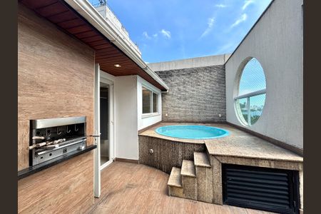 Cobertura - piscina e churrasqueira de apartamento para alugar com 4 quartos, 170m² em Humaitá, Rio de Janeiro