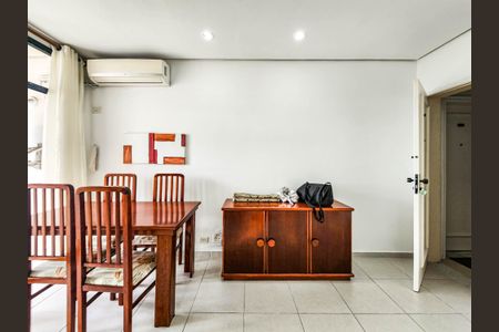 Detalhe Sala de apartamento para alugar com 1 quarto, 86m² em Embaré, Santos
