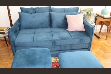 Sala - Dormitório de kitnet/studio para alugar com 1 quarto, 30m² em Centro Histórico de São Paulo, São Paulo