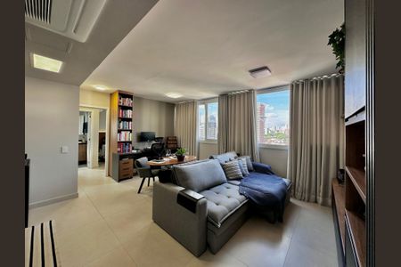 Sala de apartamento à venda com 1 quarto, 48m² em Vila Sao Francisco (zona Sul), São Paulo