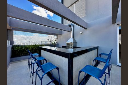 Apartamento à venda com 48m², 1 quarto e 1 vagaChurrasqueira 