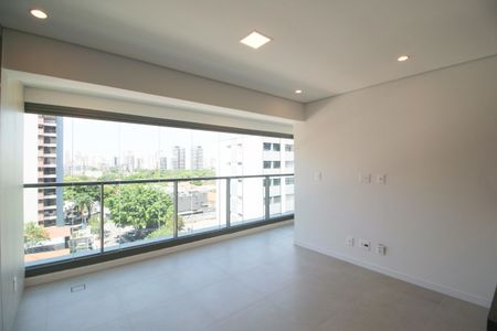 Sala de apartamento para alugar com 2 quartos, 66m² em Indianópolis, São Paulo