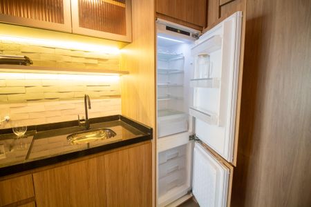 Studio à venda com 31m², 1 quarto e sem vagaCozinha