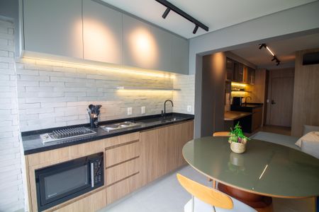 Studio à venda com 31m², 1 quarto e sem vagaVaranda Gourmet