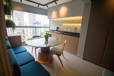 Studio à venda com 31m², 1 quarto e sem vagaVaranda Gourmet