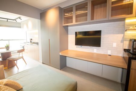 Studio à venda com 31m², 1 quarto e sem vagaSala / Quarto - Studio