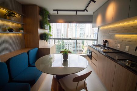 Studio à venda com 31m², 1 quarto e sem vagaVaranda Gourmet