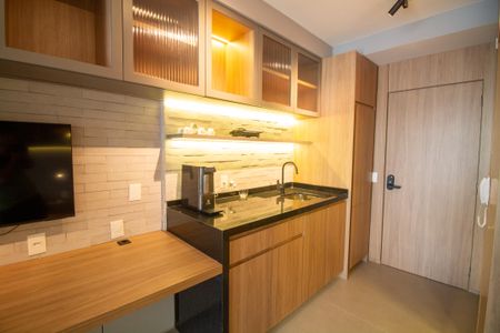 Studio à venda com 31m², 1 quarto e sem vagaCozinha