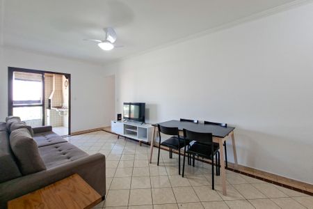 Sala de apartamento para alugar com 2 quartos, 83m² em Aviação, Praia Grande