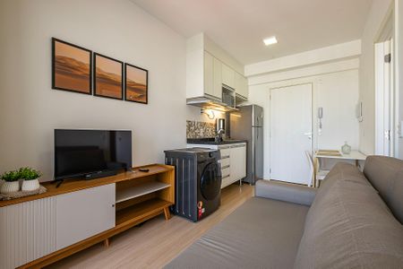 Sala/Cozinha de apartamento à venda com 1 quarto, 30m² em Sumaré, São Paulo