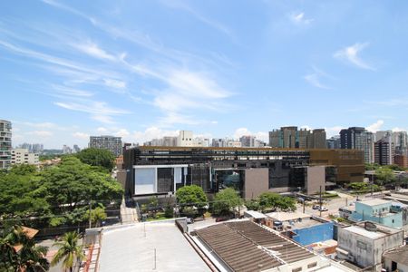 Vista de kitnet/studio para alugar com 1 quarto, 25m² em Indianópolis, São Paulo