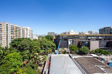 Vista da Varanda de kitnet/studio para alugar com 1 quarto, 25m² em Indianópolis, São Paulo