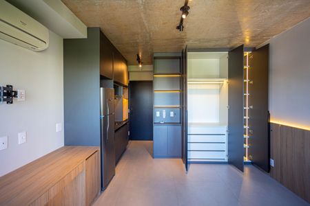Studio de kitnet/studio para alugar com 1 quarto, 25m² em Indianópolis, São Paulo