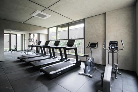 Studio para alugar com 25m², 1 quarto e sem vaga Studio para alugar com 25m², 1 quarto e sem vagaÁrea comum - Academia