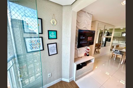 Varanda da Sala de apartamento para alugar com 2 quartos, 50m² em Vila Augusta, Guarulhos