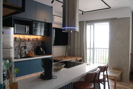Sala e Cozinha Integrada de apartamento à venda com 1 quarto, 29m² em Água Branca, São Paulo