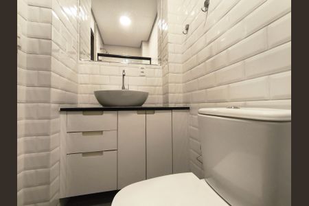 Studio para alugar com 20m², 1 quarto e sem vaga Studio para alugar com 20m², 1 quarto e sem vagaBanheiro