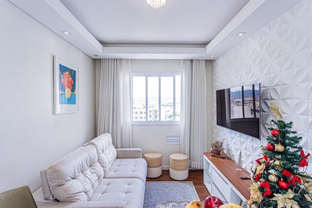 Sala, cozinha e área de serviço de apartamento para alugar com 2 quartos, 41m² em Vila Siqueira (zona Norte), São Paulo