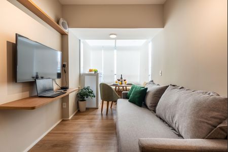 Apartamento para alugar com 27m², 1 quarto e sem vaga Apartamento para alugar com 27m², 1 quarto e sem vagaSala