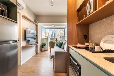 Apartamento para alugar com 27m², 1 quarto e sem vaga Apartamento para alugar com 27m², 1 quarto e sem vagaCozinha