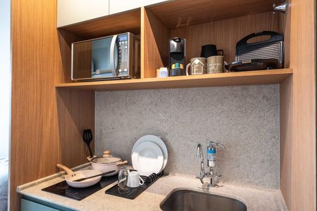 Apartamento para alugar com 27m², 1 quarto e sem vaga Apartamento para alugar com 27m², 1 quarto e sem vagaCozinha
