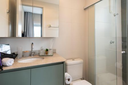 Apartamento para alugar com 27m², 1 quarto e sem vaga Apartamento para alugar com 27m², 1 quarto e sem vagaBanheiro