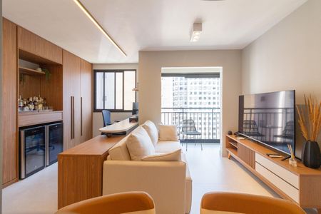 Sala de apartamento à venda com 1 quarto, 44m² em Butantã, São Paulo