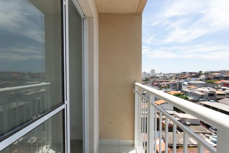 Varanda da Sala  de apartamento para alugar com 2 quartos, 48m² em Vila Carmosina, São Paulo