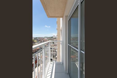 Varanda da Sala  de apartamento para alugar com 2 quartos, 48m² em Vila Carmosina, São Paulo