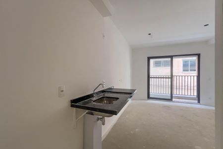 Cozinha de kitnet/studio à venda com 1 quarto, 23m² em Vila Mariana, São Paulo