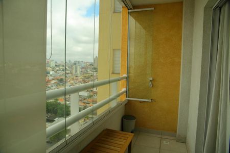 Varanda da Sala de apartamento à venda com 2 quartos, 59m² em Baeta Neves, São Bernardo do Campo