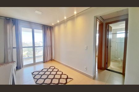Sala de apartamento para alugar com 2 quartos, 56m² em Aclimação, Uberlândia