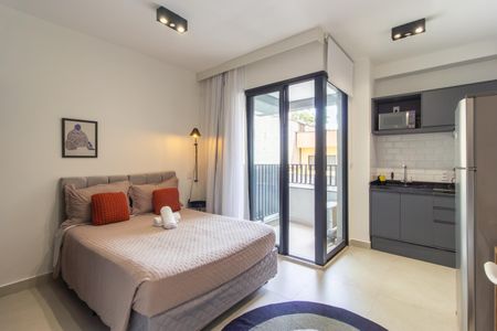 Kitnet/Studio de kitnet/studio para alugar com 1 quarto, 24m² em Vila Madalena, São Paulo