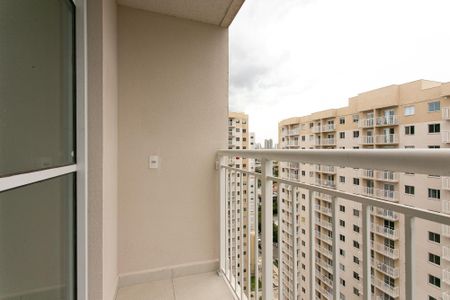 Varanda da Sala de apartamento para alugar com 2 quartos, 35m² em Guaiauna, São Paulo