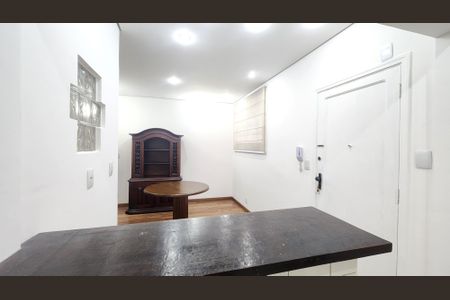Detalhe Sala de apartamento para alugar com 2 quartos, 72m² em Boqueirão, Santos