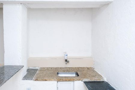 Cozinha de casa para alugar com 1 quarto, 29m² em Coréia, Mesquita
