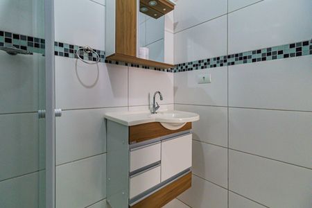 Banheiro de kitnet/studio para alugar com 1 quarto, 30m² em Vila Sao Luis, São Paulo