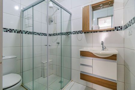 Banheiro de kitnet/studio para alugar com 1 quarto, 30m² em Vila Sao Luis, São Paulo