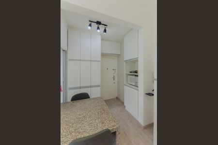 Cozinha de apartamento para alugar com 1 quarto, 30m² em Centro Histórico de São Paulo, São Paulo