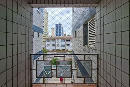 Sacada Sala de apartamento para alugar com 2 quartos, 80m² em Canto do Forte, Praia Grande