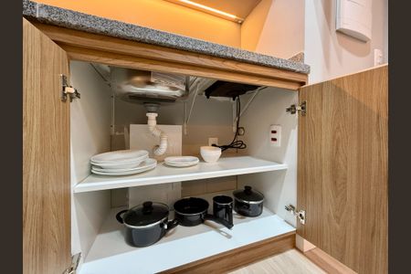 Studio para alugar com 24m², 0 quarto e sem vagaCozinha 